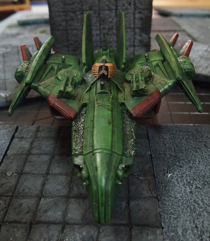Buzz Lightyear  Zurg Fighter ship toy painted green