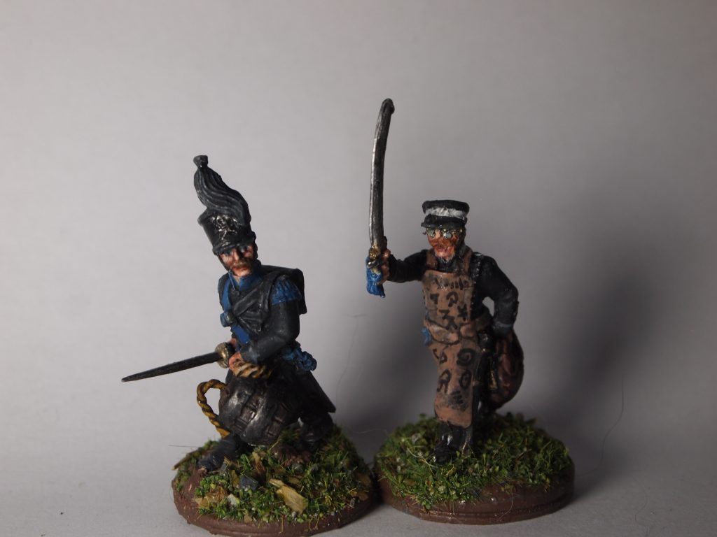 Napoleonic Brunswick infantry miniatures