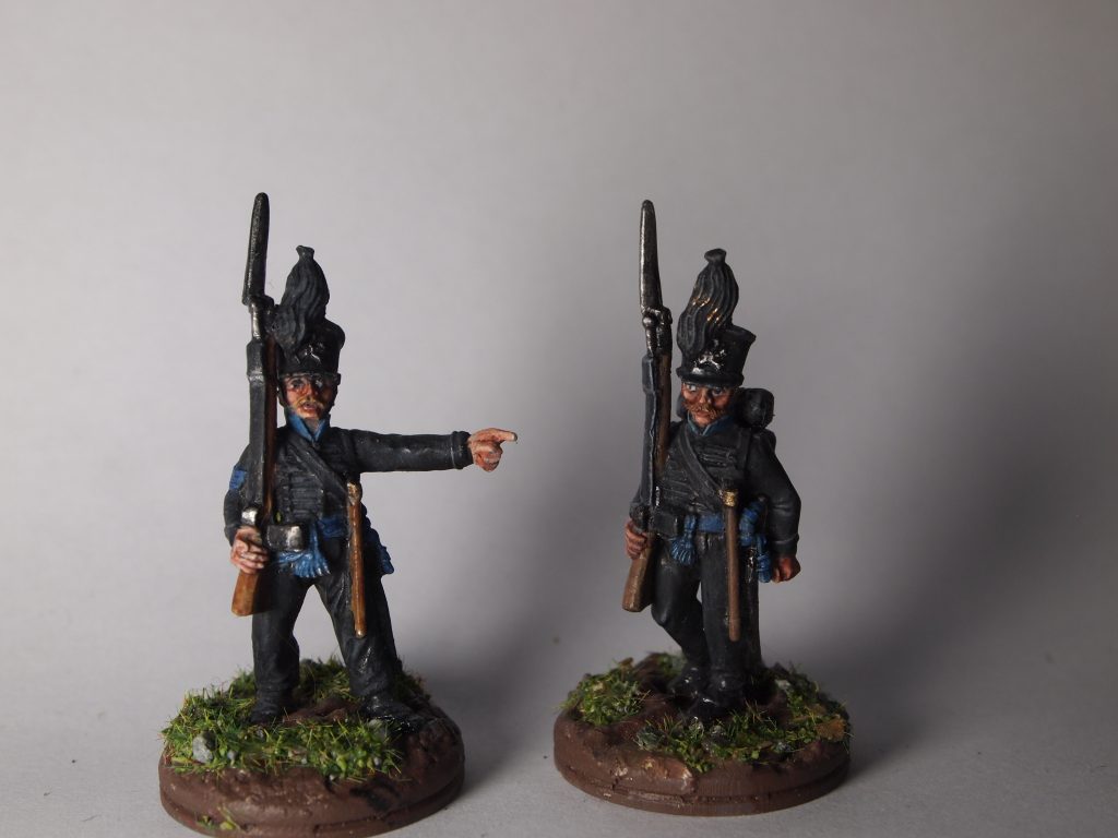 Napoleonic Brunswick infantry miniatures