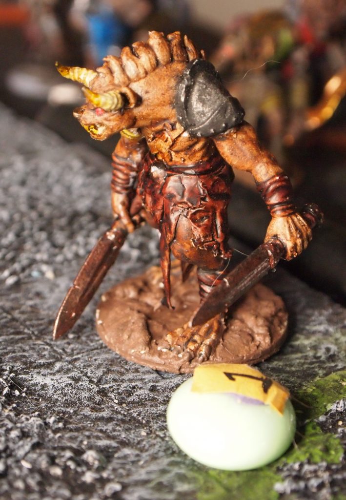 Miniature of Borock a Gnoll/minotaur hybrid