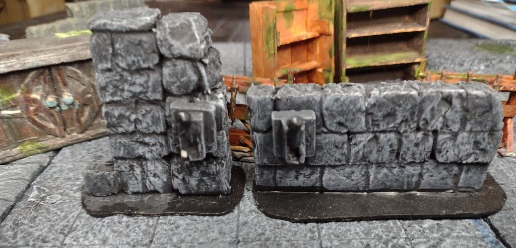 Scenery pieces for skirmish wargame Frostgrave