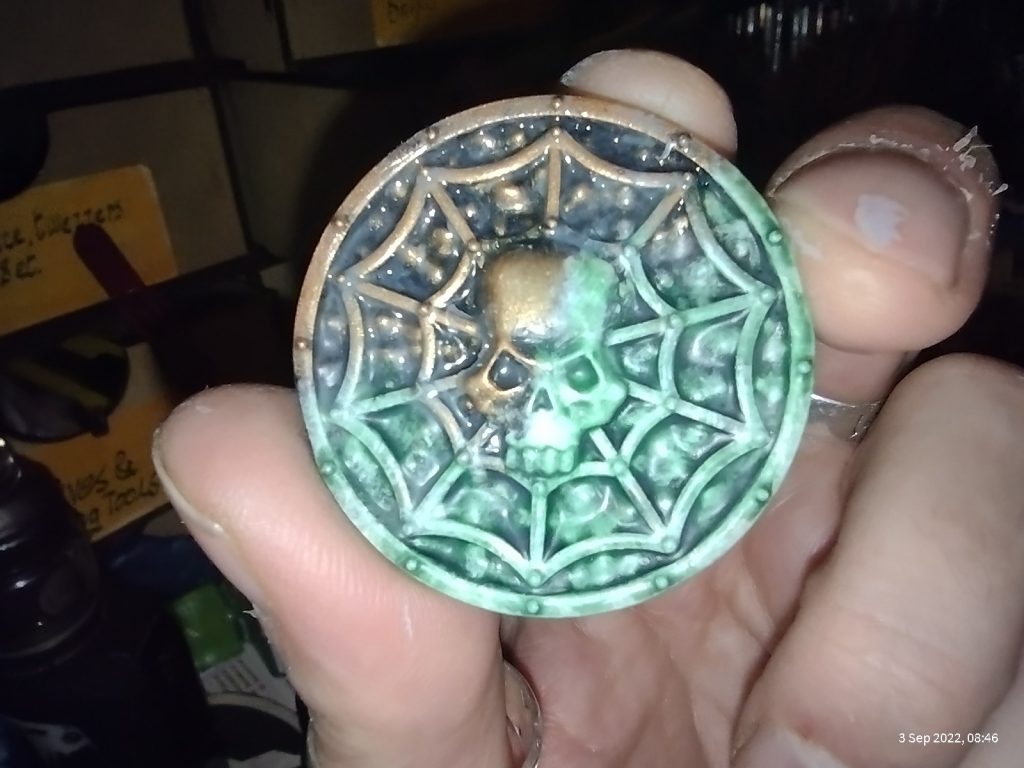 'Coin' for the Necromunda table top battle game.